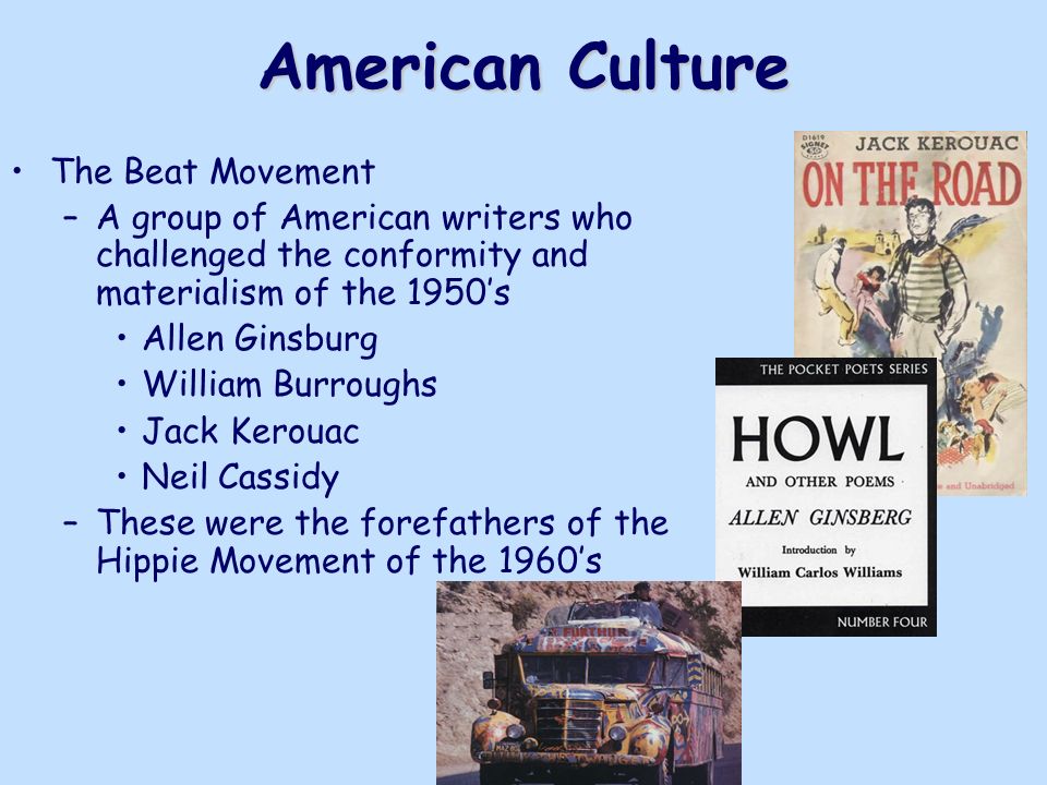 An introduction to the beat culture and movement in america